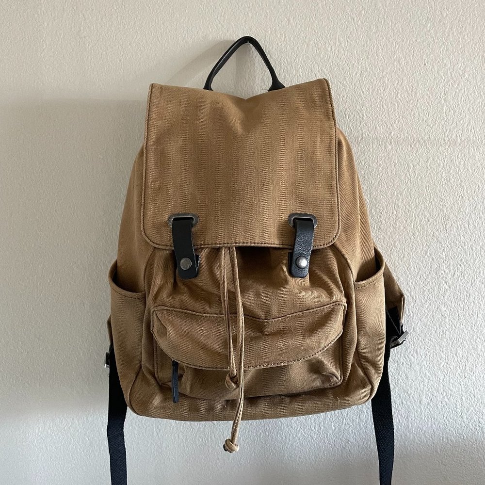 Everlane Leather Snap Backpack